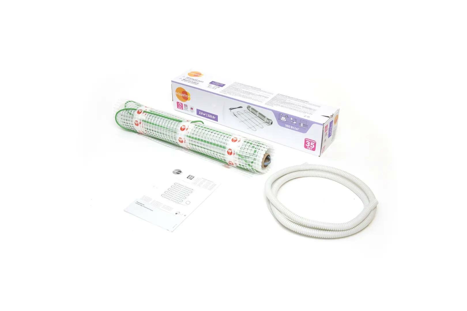 фото Нагревательный мат для теплого пола Equation 2 м2 320 Вт