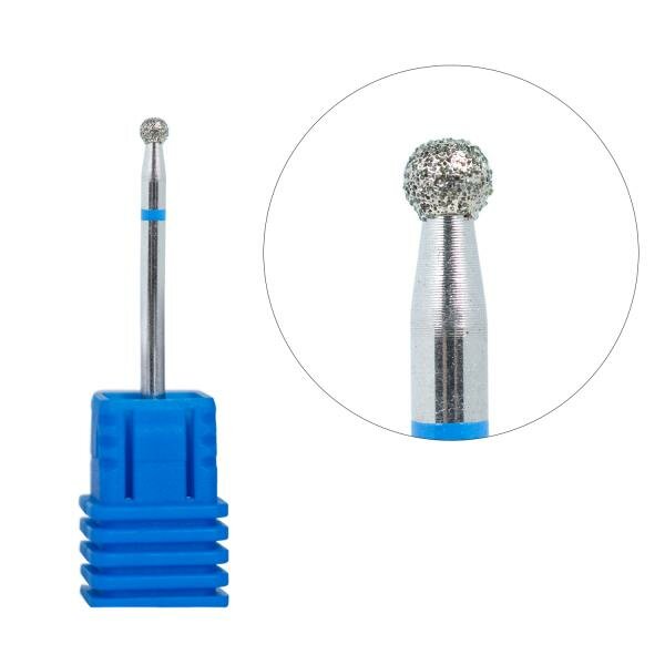 фото Алмазная фреза Major сферическая 025, синяя