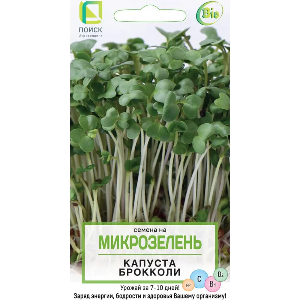 Семена Микрозелень «Капуста Брокколи»
