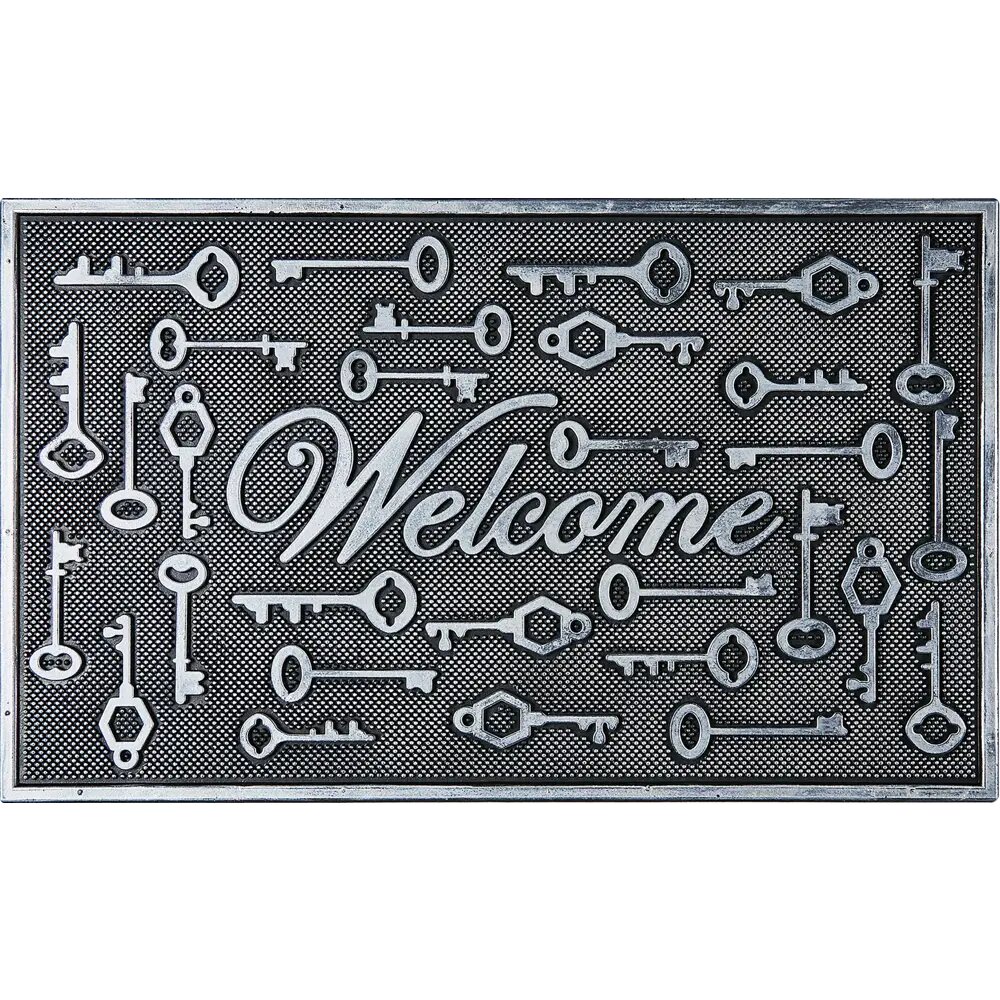 фото Коврик Inspire для улицы резина ARARAS 45x75 см цвет черный