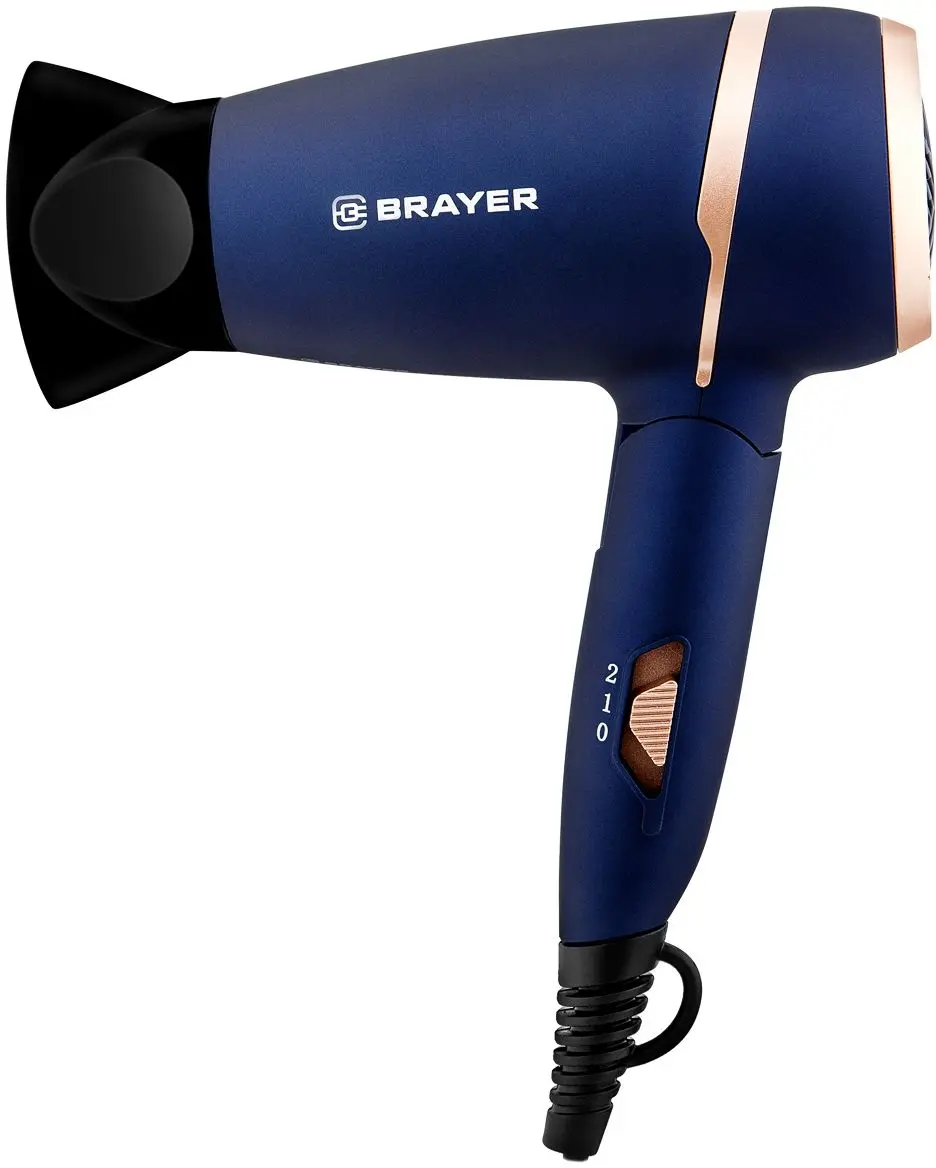 фото Фен BRAYER BR3025 синий/золотистый