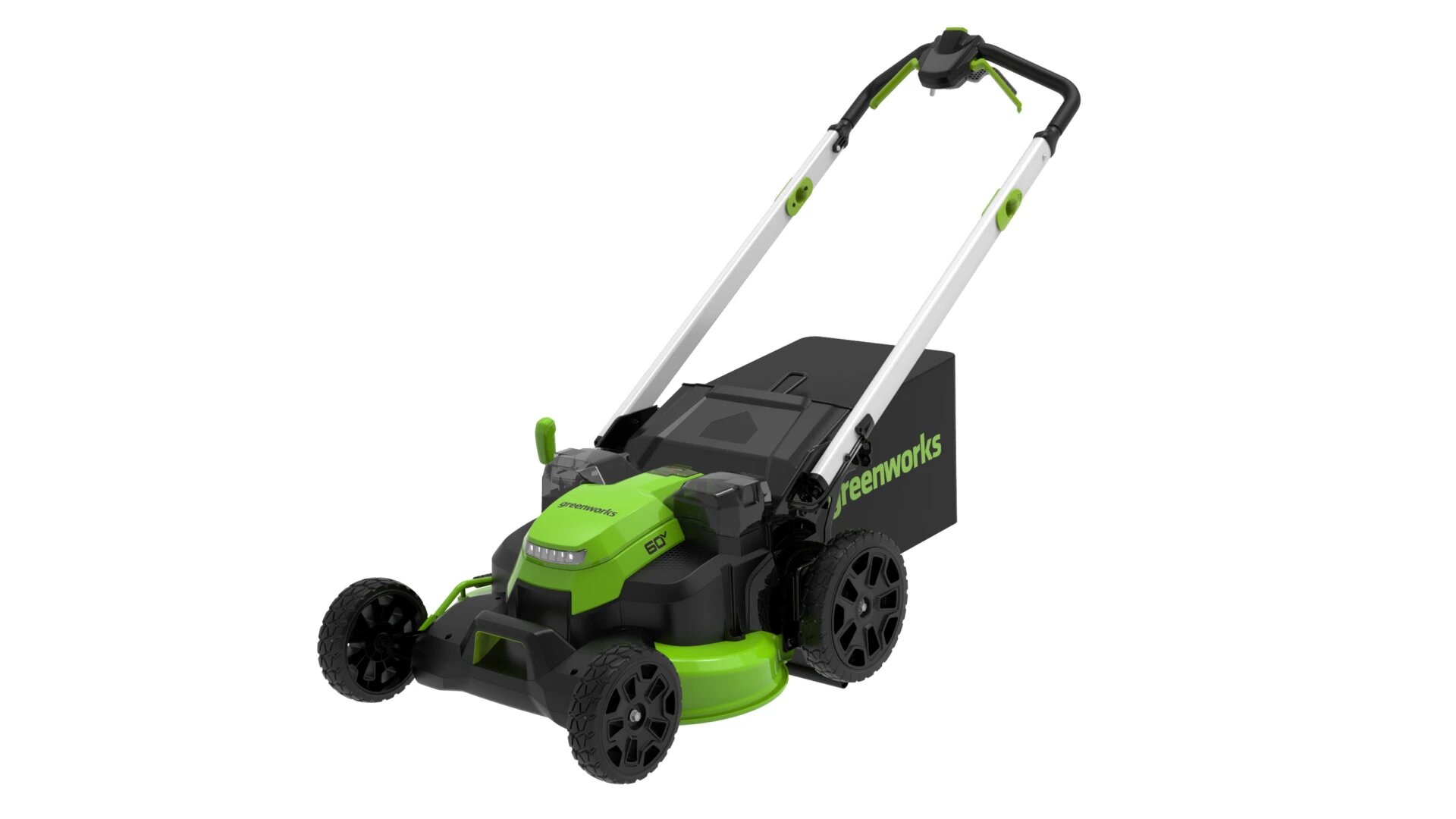 Газонокосилка аккумуляторная GREENWORKS GD60LM61, 60V, 61 см, самоходная, бесщеточная - фотография № 1