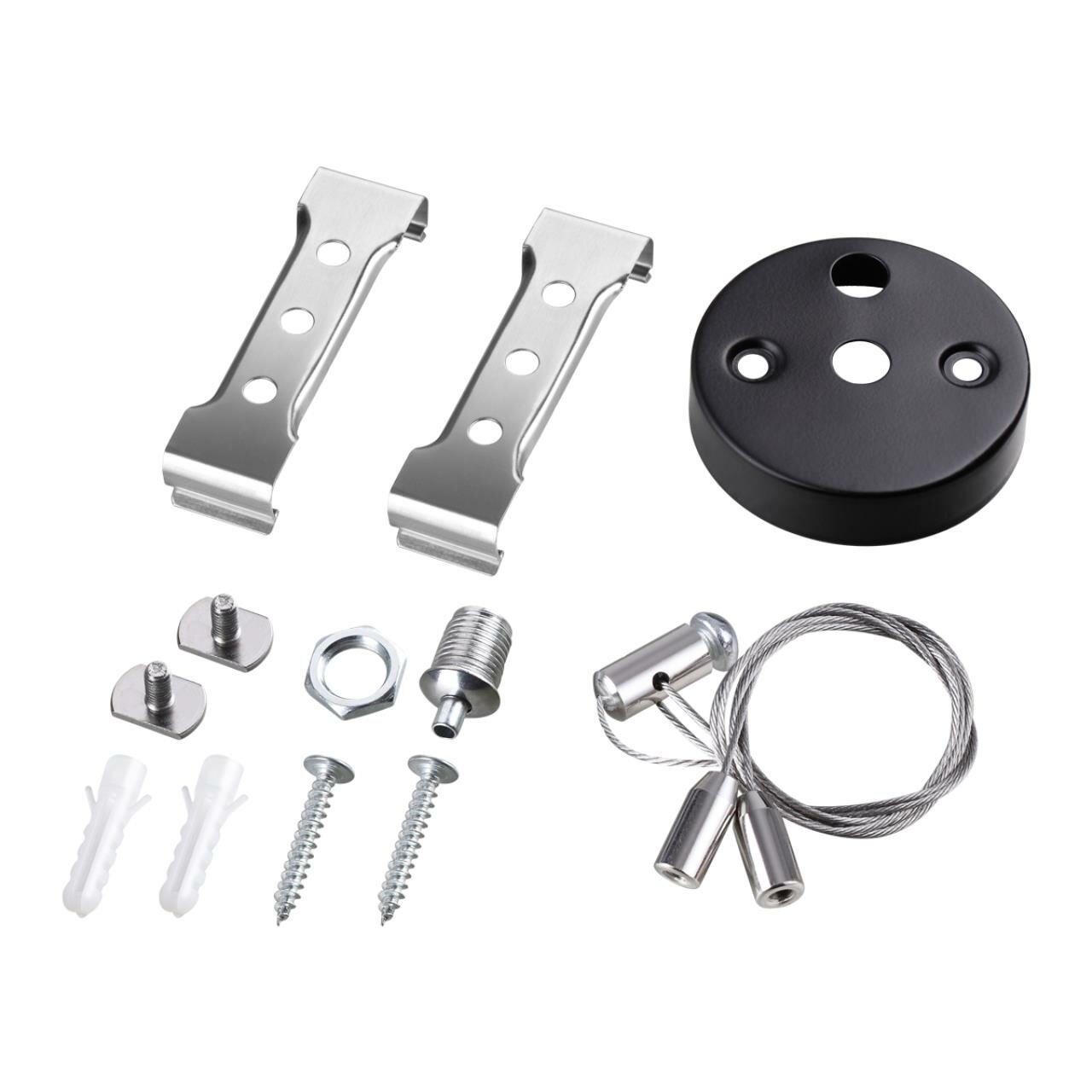 фото 359121 OVER NT23 206 черный Подвесной комплект для арт. 359116-359117, длина троса 2м IP20 BITS