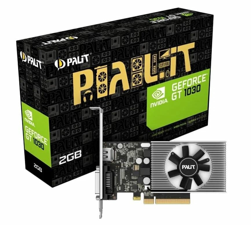 Видеокарта Palit GeForce GT 1030 2GB (NEC103000646-1082F) Retail