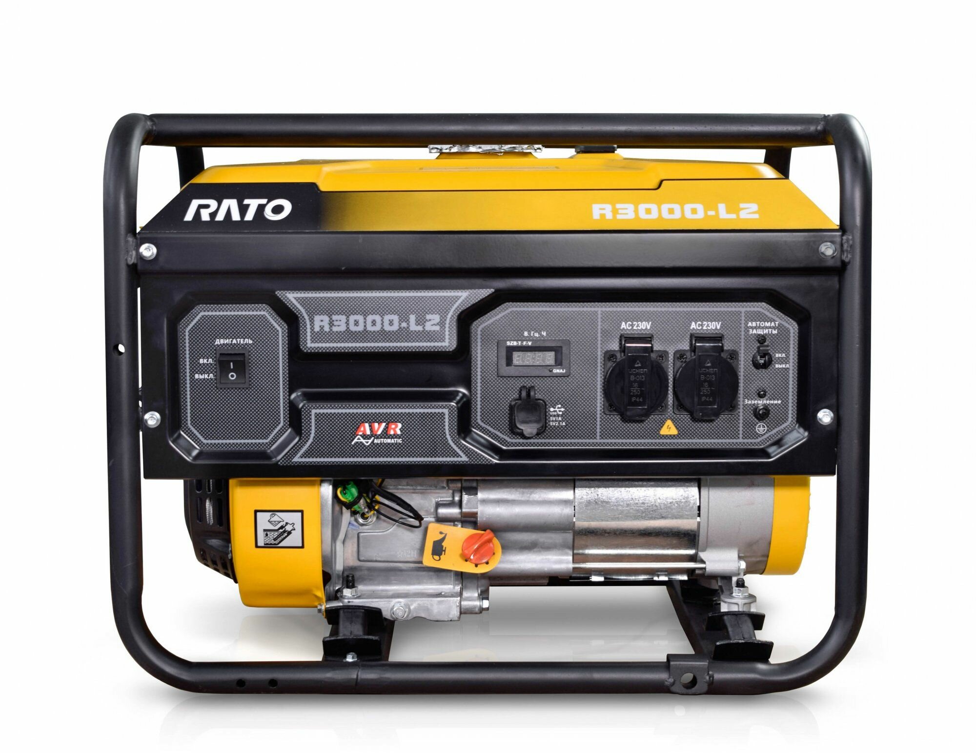 Генератор бензиновый RATO R3000-L2 (3 кВт, 7 л.с.) Надежный генератор с ручным стартером. Гарантия 2 года! - фотография № 5