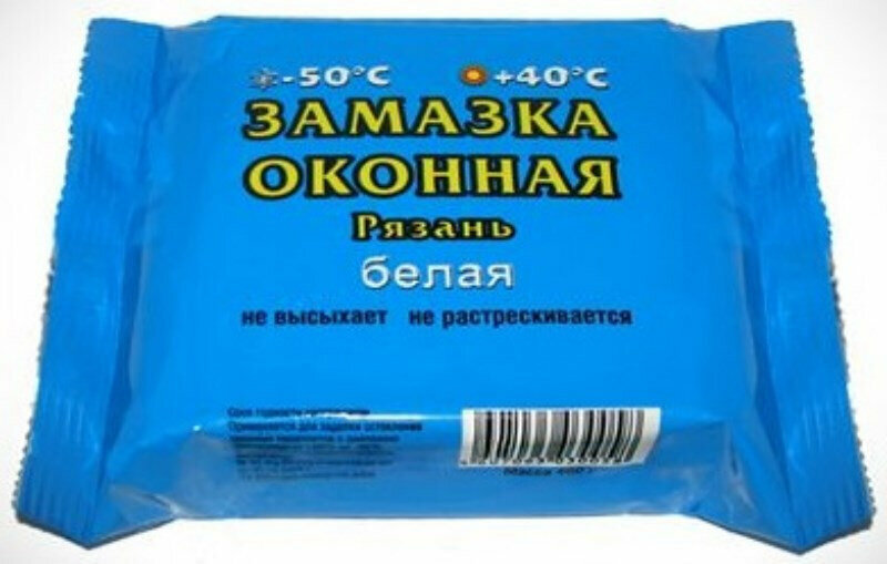 фото Замазка оконная белая 400 г