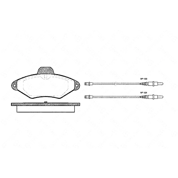 STELLOX 449 004-SX (4251 14 / 4251 56 / 425114) колодки дисковые п.\ Citroen (Ситроен) xantia 1.6i-2.0i / 1.9d / td 93