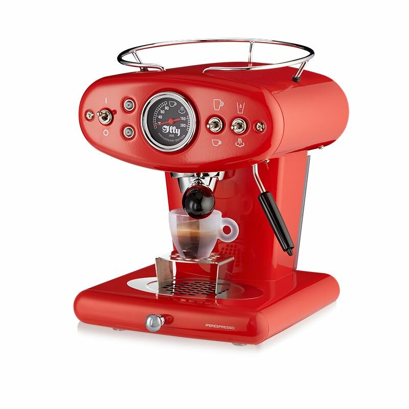 Капсульная кофемашина illy X1 Iperespresso Anniversary 1935 (Red) - фотография № 2