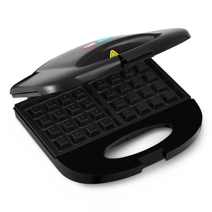 фото Kitfort Вафельница электрическая Kitfort KT-3658, 750 Вт, бельгийские вафли, чёрная