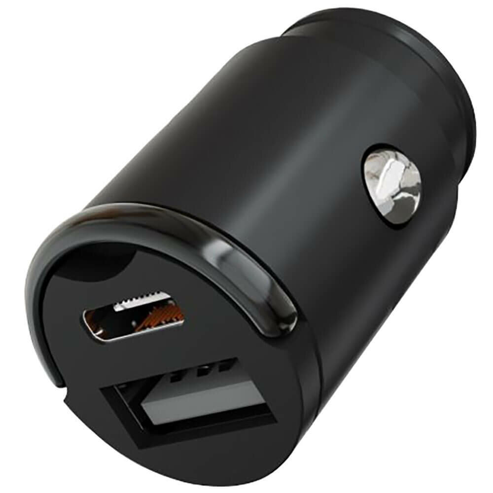 Автомобильное зарядное устройство Baseus Pro Dual Fast Charger U+C 40W, темно-серый (CGJP020013)