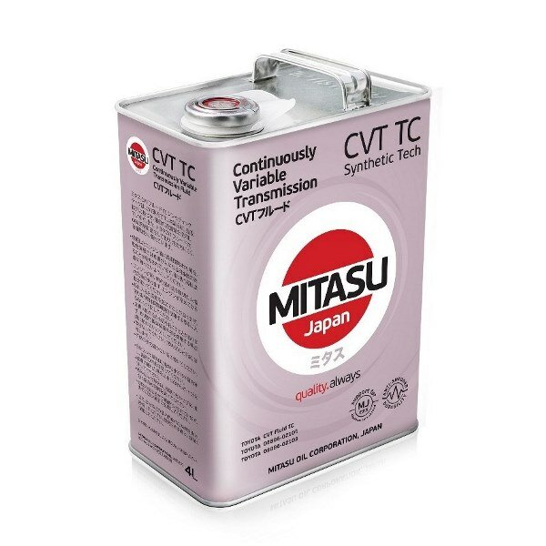 Масло вариатора MITASU CVT FLUID TC Synthetic Tech MJ-312. 4л