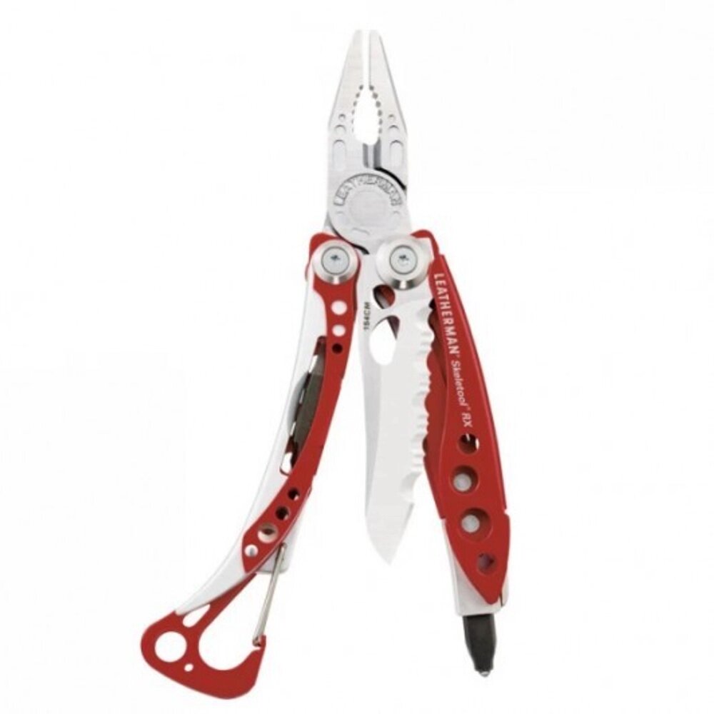 Мультитул LEATHERMAN Skeletool RX, 7 функций, красный [832312] - фото №1