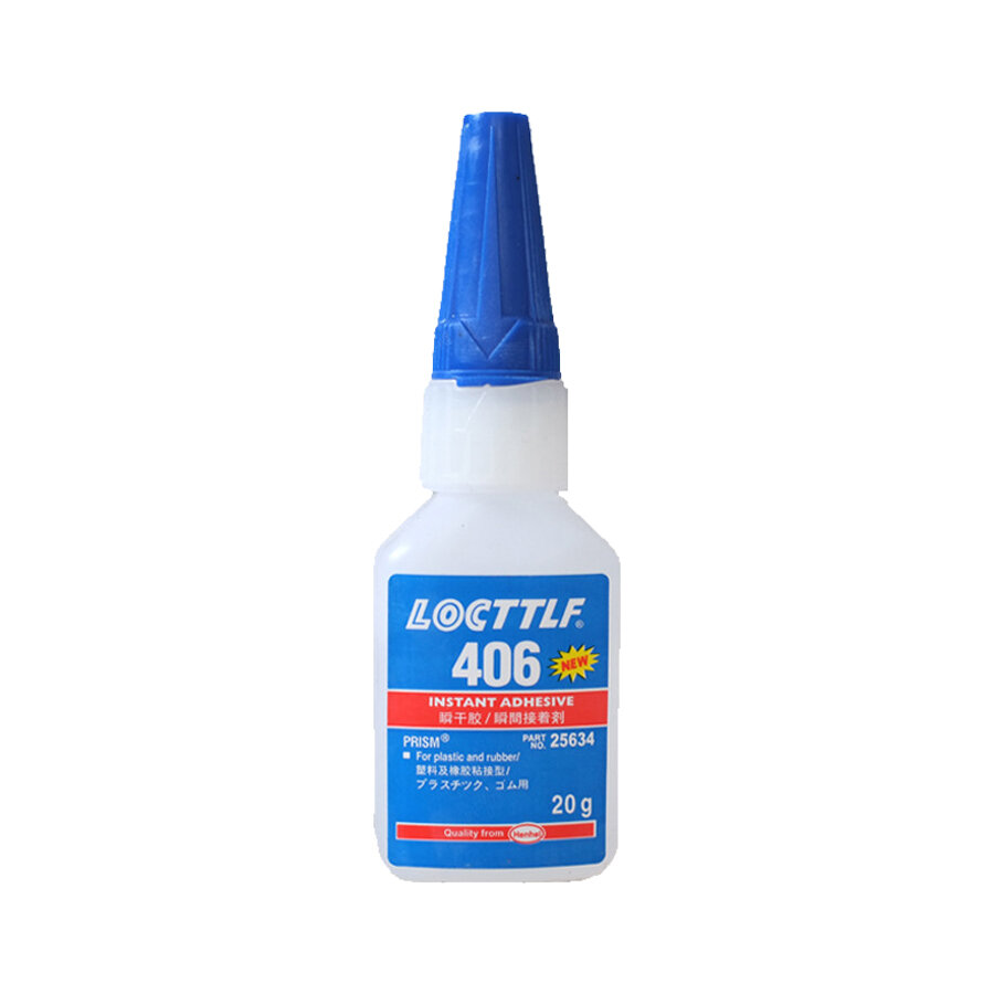 фото Универсальный цианоакрилатный моментальный клей LOCTTLF 406, 20 г