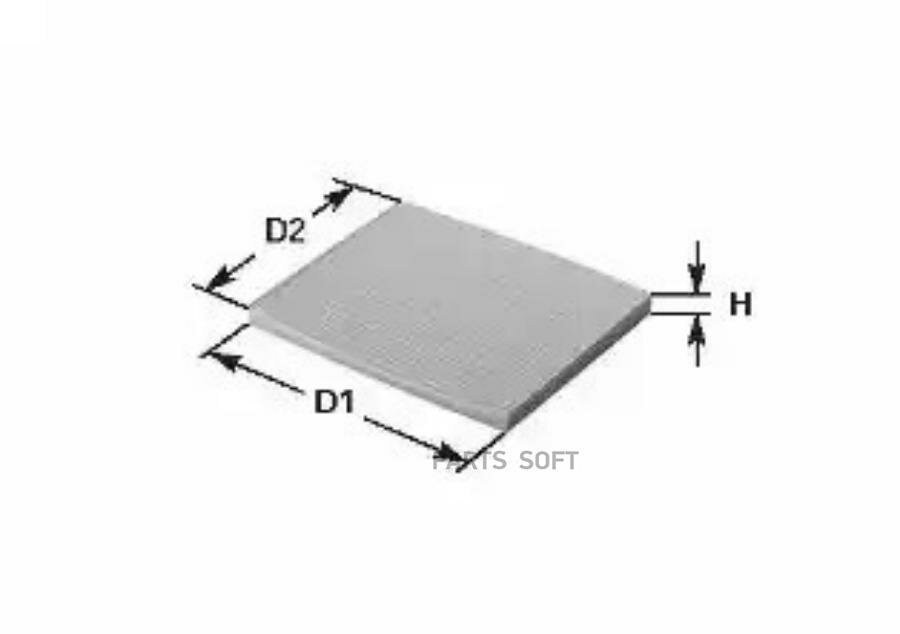 фото CLEAN FILTERS Фильтр салонный угольный