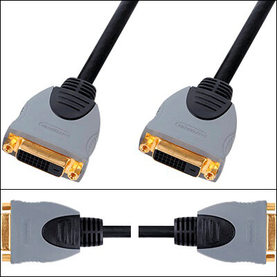 Шнур DVI(F)-DVI(F) LUXMANN Dual Link 0,3 м электротовар