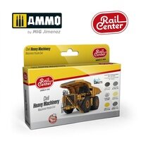 фото AMMOR1029 Ammo Mig Набор акриловых красок "Rail Center - Гражданская тяжелая техника"