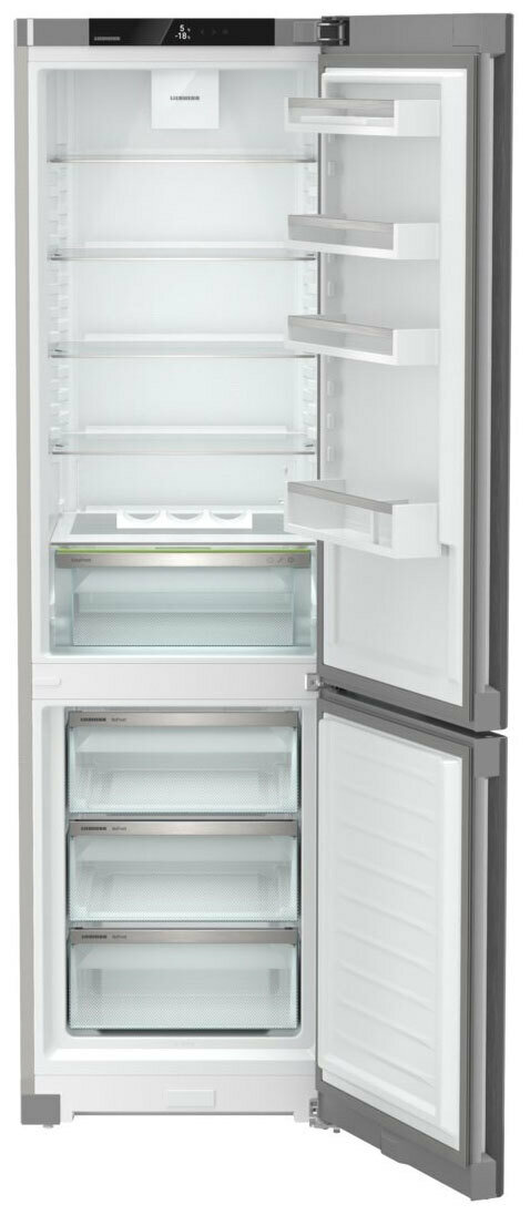 Двухкамерный холодильник Liebherr CNsfd 5703-20 001 серебристый - фотография № 4