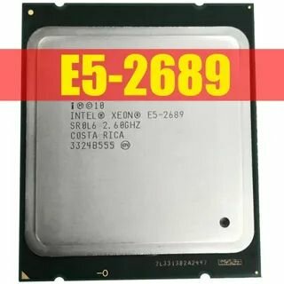 Процессор Intel Xeon E5 2689 ( 2,6 ГГц, LGA 2011, 20 МБ, 8 ядер )