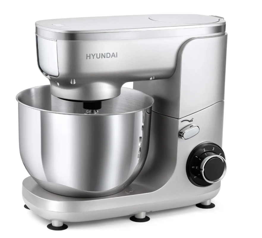 Кухонная машина Hyundai HYMS7651 планетар.вращ. 1400Вт серебристый (800)