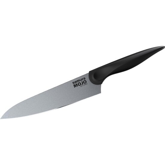 Нож кухонный Шеф Samura MOJO 200 мм, (SMJ-0085B/K) черная рукоять