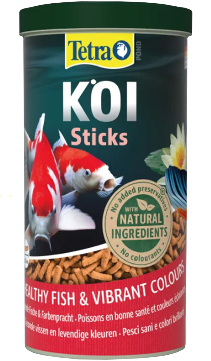 TETRA POND KOI STICKS — Тетра корм-гранулы для прудовых рыб (1 л)