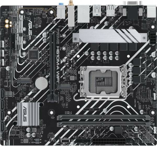 Материнская плата ASUS PRIME H610M-A WIFI LGA1700 H610 Micro ATX