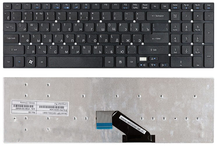 Клавиатура для Acer MP-10K33SU-6981W черная