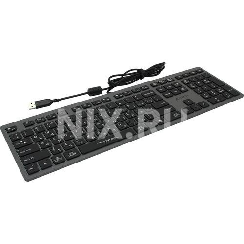 Клавиатура A4tech Fstyler FX60H Grey/Neon Backlit