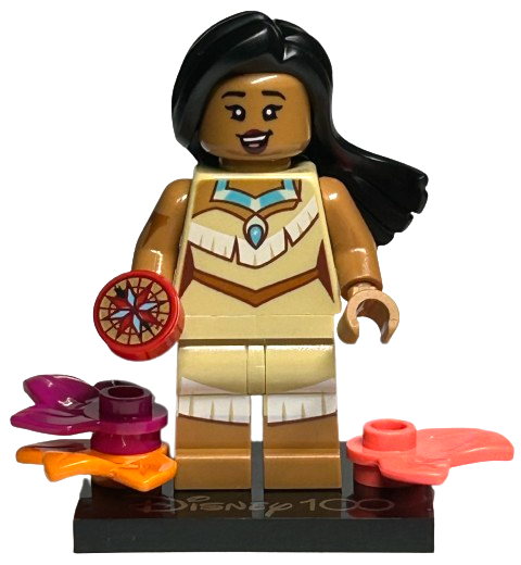 Минифигурка Lego coldis100-12 Pocahontas Disney 100 (Complete Set with Stand and Accessories)