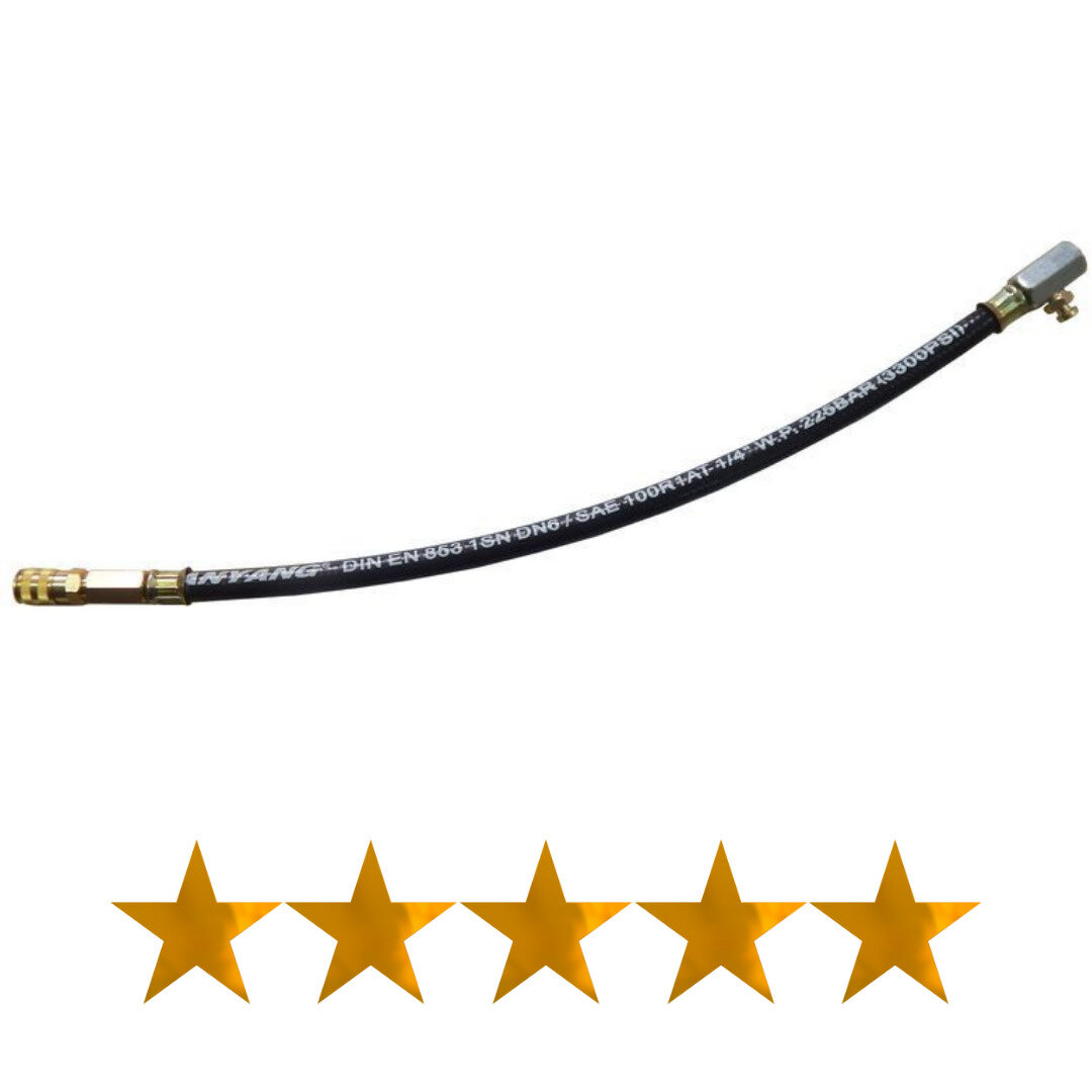 фото Шланг резиновый армированный с быстросъемным соединением и клапаном сброса для тестера компрессии двигателя, L-500мм Forsage F-913G-P(F-04A1009-2)