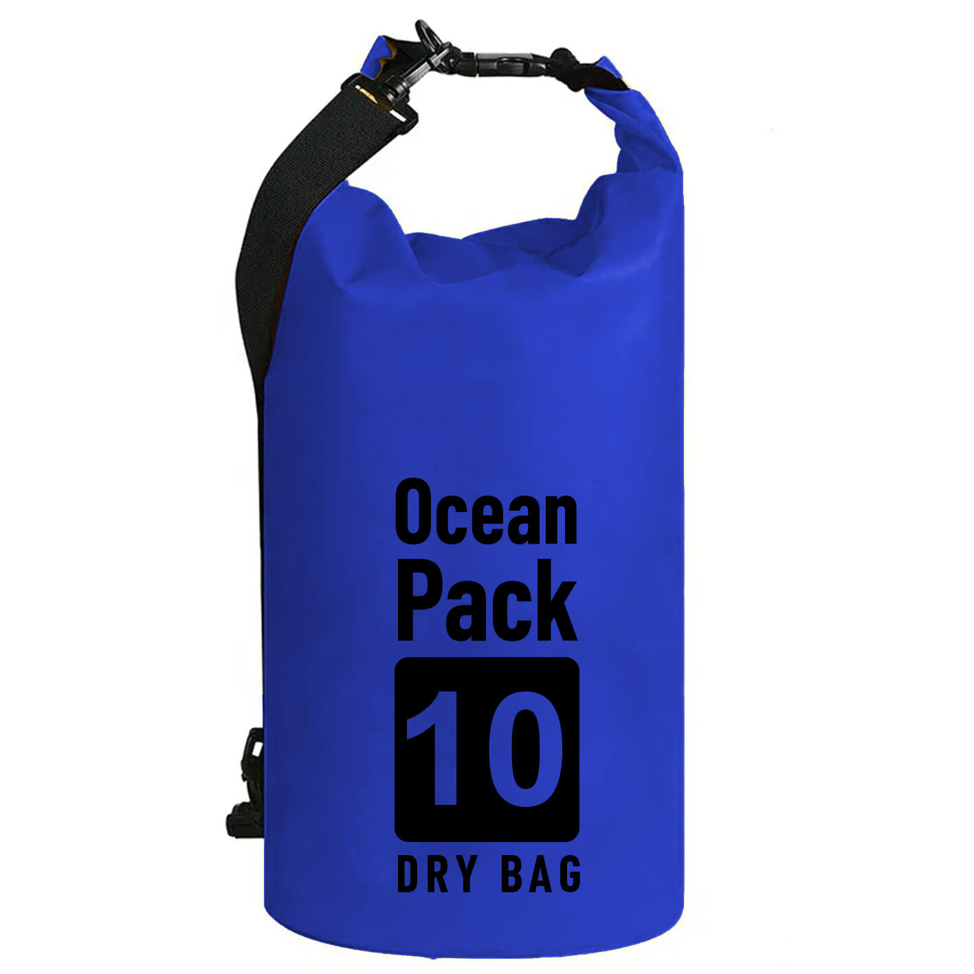 Водонепроницаемая сумка-баул (гермомешок) Ocean Pack 10L #04 темно-синий