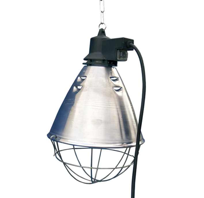 фото Светильник с абажуром и сеткой для ламп 25-150 ватт, без лампы в комплекте