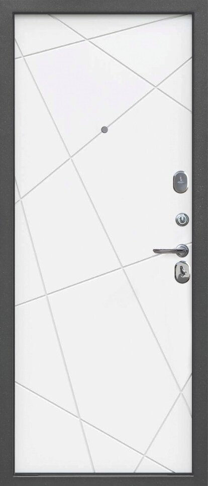 Дверь Феникс линии велюр белый софт 960R - фотография № 3