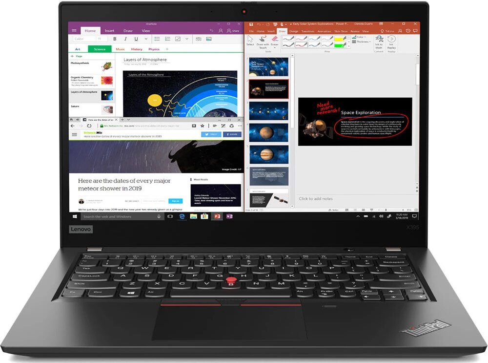 Ноутбук Lenovo THINKPAD X395 AMD Ryzen 3 PRO 3300U 2.1 ГГц, Память