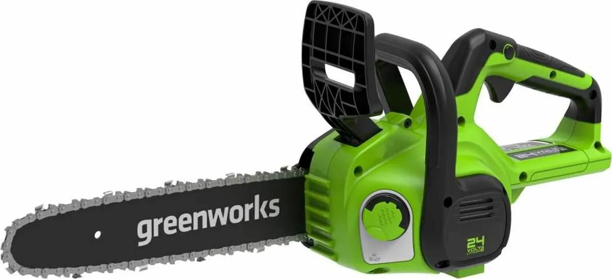 Цепная пила GREENWORKS G24CS25K4 аккумуляторная 4Ач с одним аккумулятором [2007707ub]