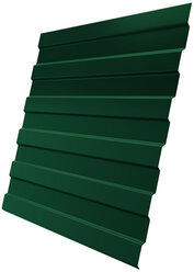 Профнастил Металл Профиль С-8 1,7х1,2 темно-зеленый 0,4 мм, 5 шт.