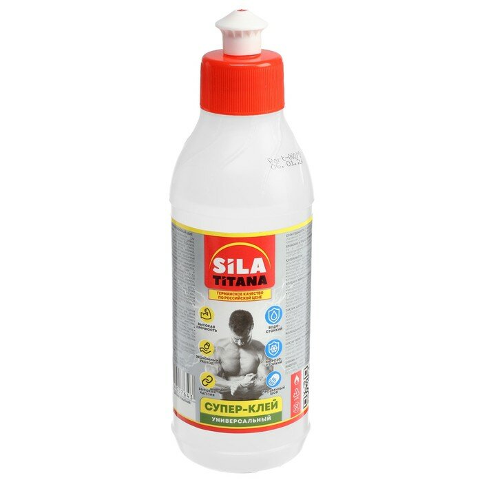 Супер-клей SILA TITANA универсальный бутылка 0.25 л