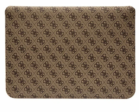 Чехол-папка Guess Sleeve 4G Bottom stripe Metal logo для ноутбуков 13-14" черный