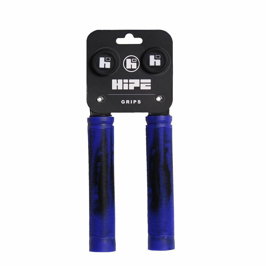 Грипсы Hipe H-01 Duo черный/синий, 155 мм, Black/blue