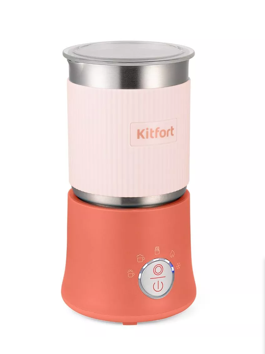 фото Капучинатор Kitfort КТ-7158-1 розовый