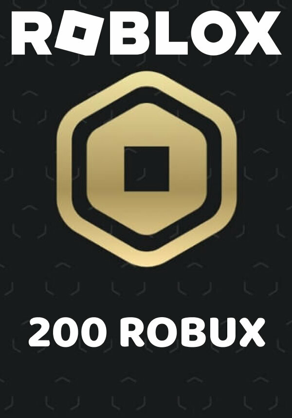 ROBLOX GIFT CARD - 200 ROBUX (PC Mac Xbox)