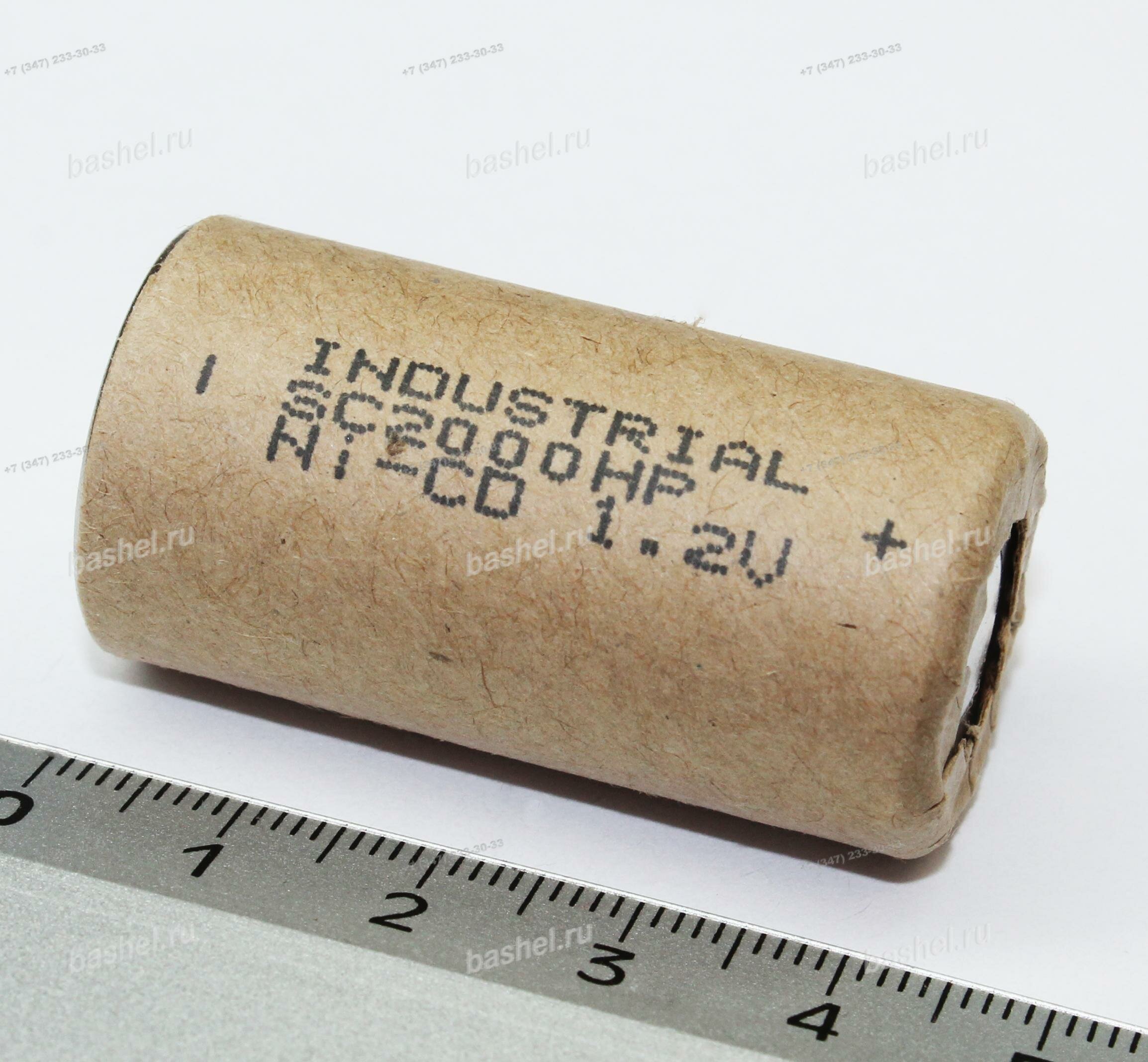 Аккумулятор D-SC2000HP INDUSTRIAL (в картоне) 1,2В, 2000mAh Ni-Cd (23,0*43,0mm), INDUSTRIAL