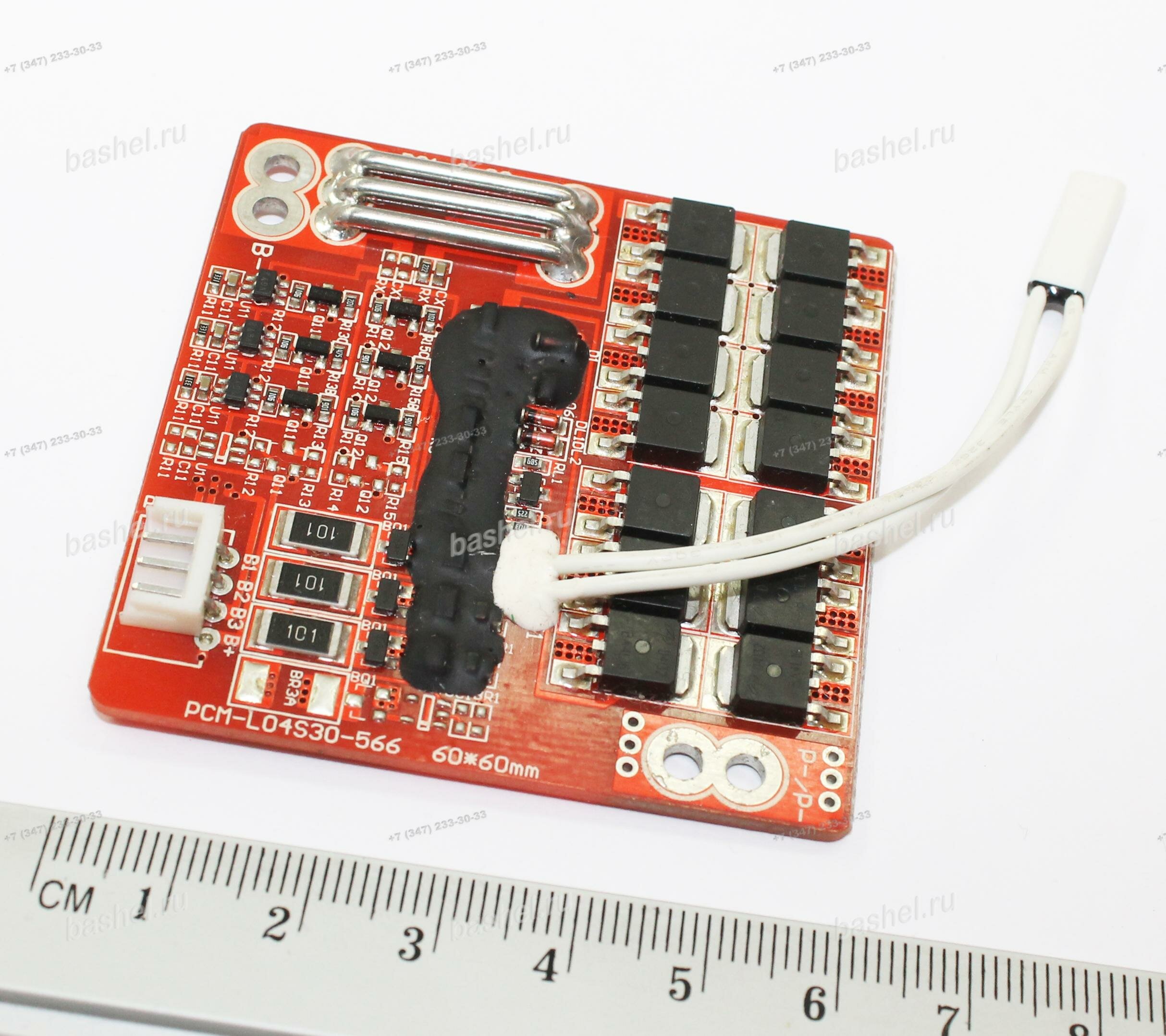 Плата контроля заряд/разряд 3SBLi-30A6060 с функцией балансировки
