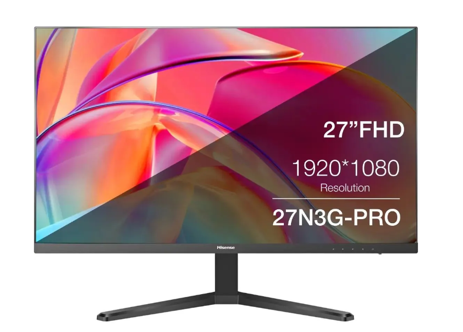 HISENSE Монитор Hisense 27" 27N3G-PRO черный IPS LED 5ms 16:9 HDMI 250cd 178гр/178гр 1920x1080 100Hz VGA FHD