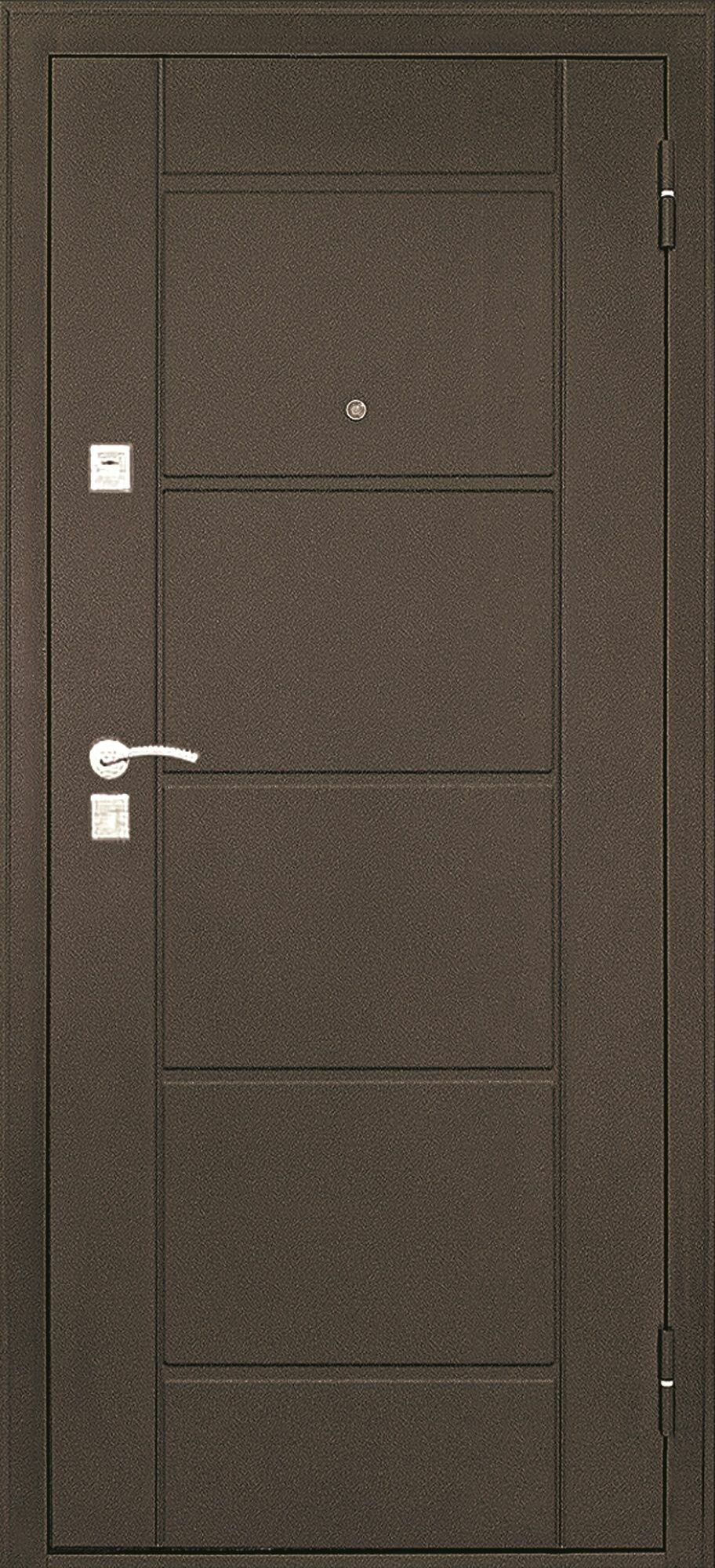Входная дверь Модель 78 Белёный дуб 860х2050 Правая - фотография № 2