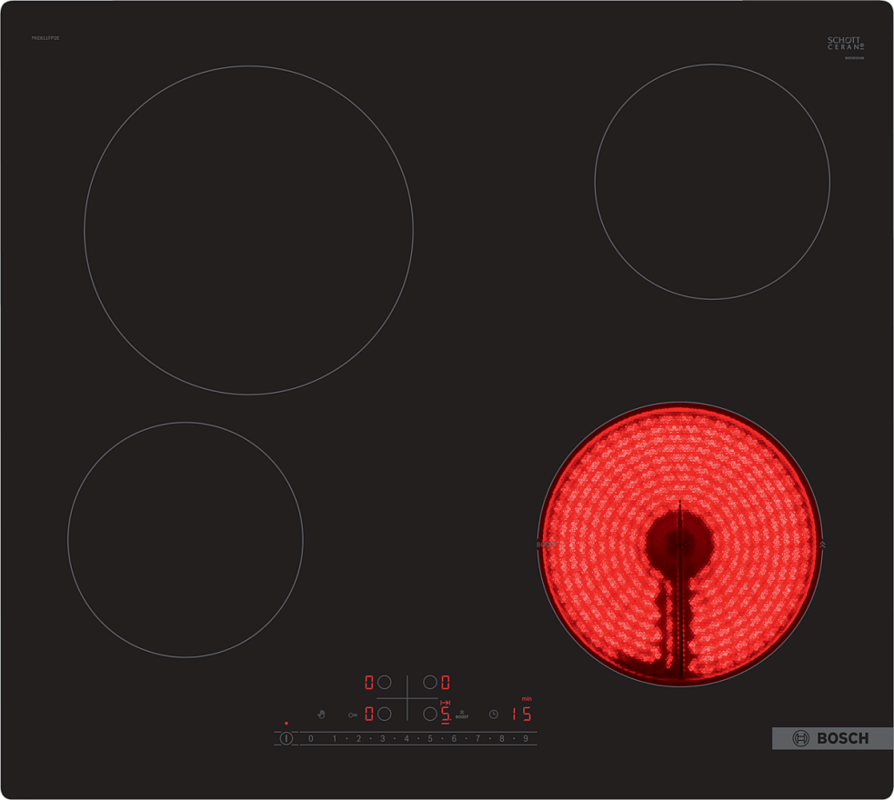 Электрическая варочная поверхность Bosch PKE611FP2E