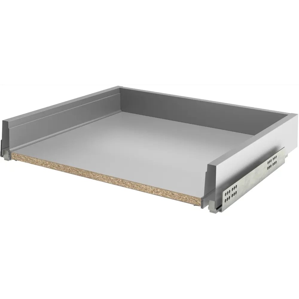 фото Ящик Delinia ID 56.8x9.4x48 см металл цвет серый