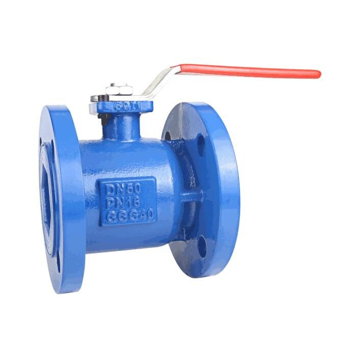 фото Кран шаровой чугун Ду 15 Ру16 фл полнопроходной под электропривод с рукояткой ISO F05 Тмакс=150 оС Benarmo