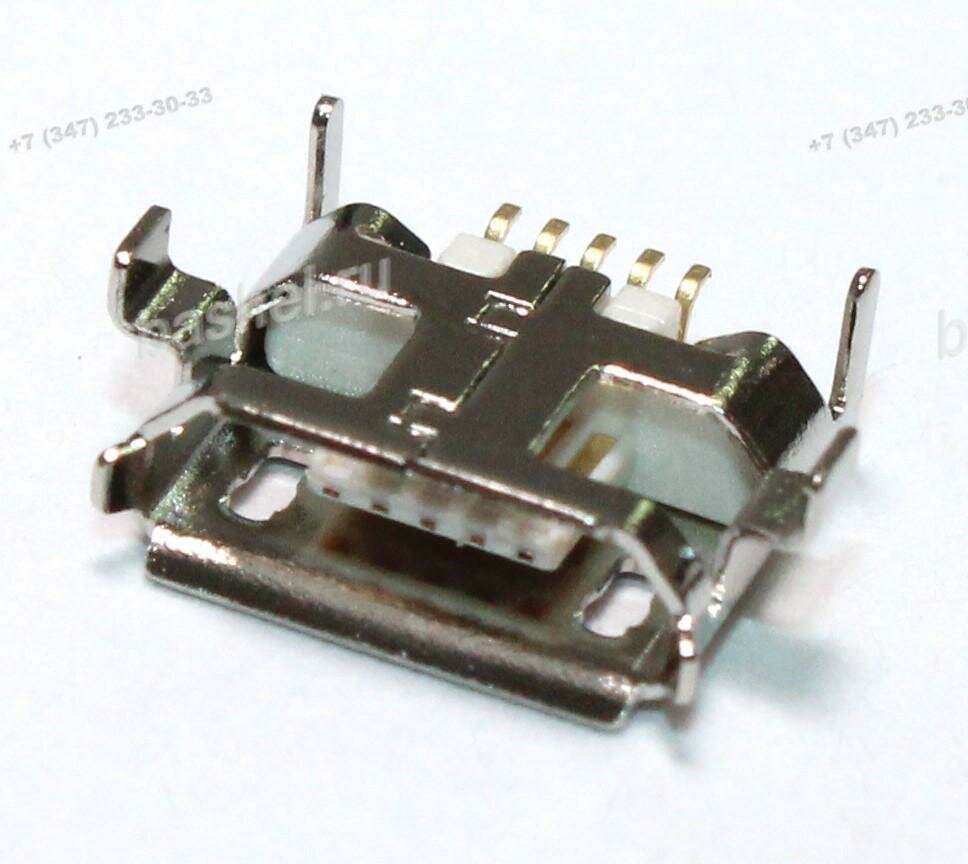 Гнездо USB micro (F) на плату, 5 контактов SAD