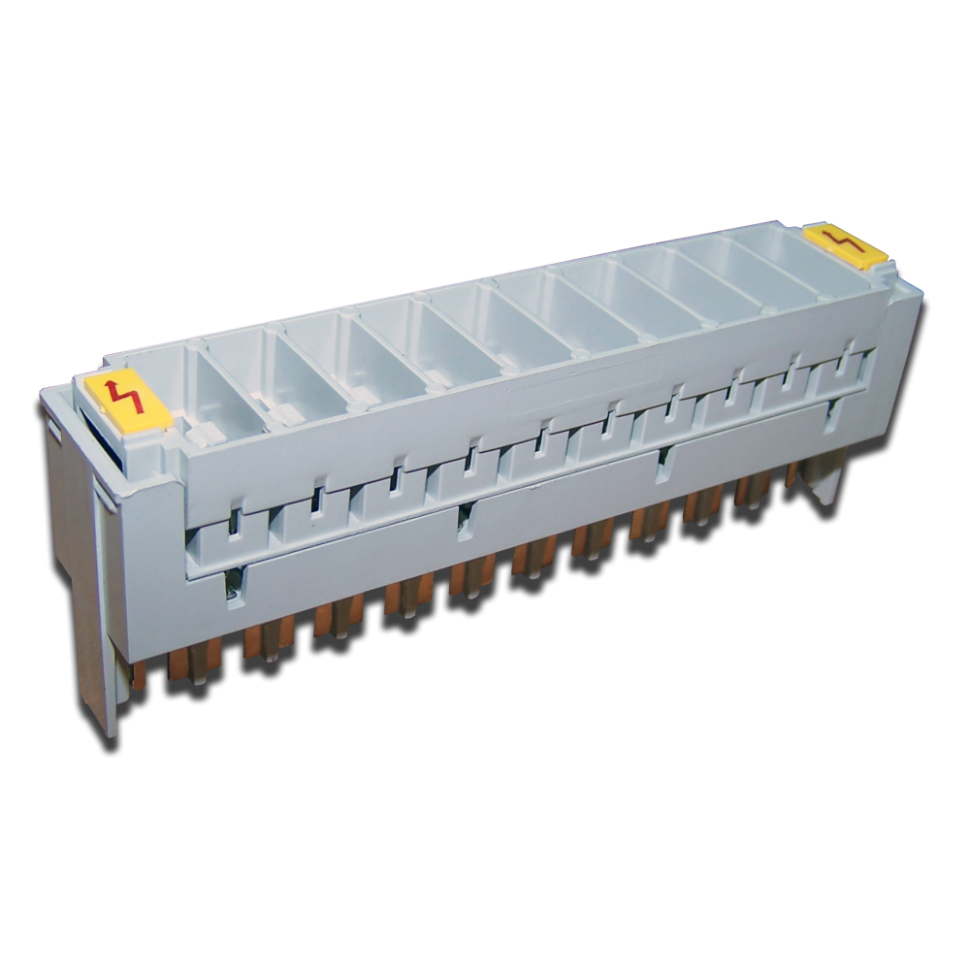 фото Магазин защиты для плинтов, 10 пар, 3-полюсный, без разрядников, TWT-LSA10-MAG